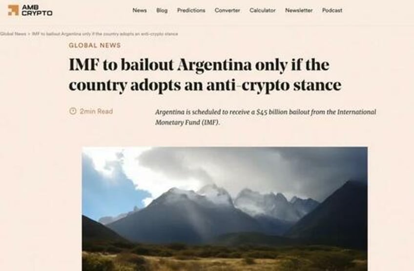 how the imf prevents global bitcoin adoption and why they do it