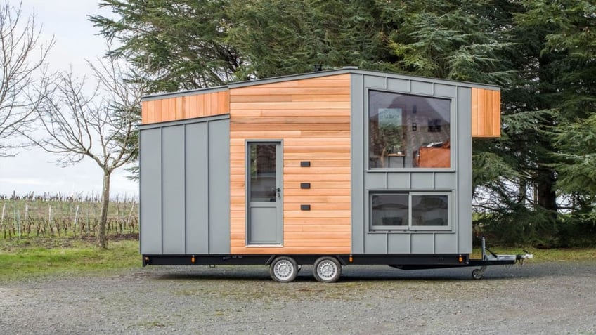 How this tiny house flips its design with upside-down layout