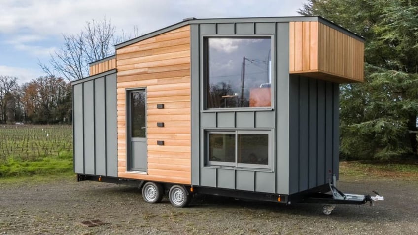 How this tiny house flips its design with upside-down layout