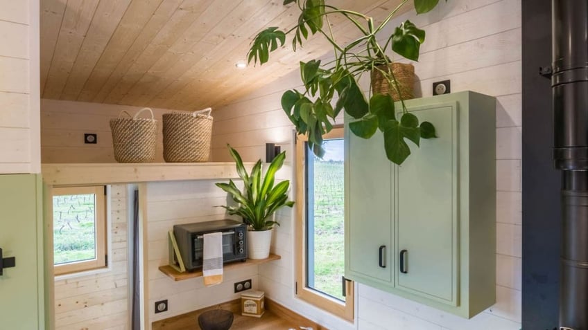 How this tiny house flips its design with upside-down layout