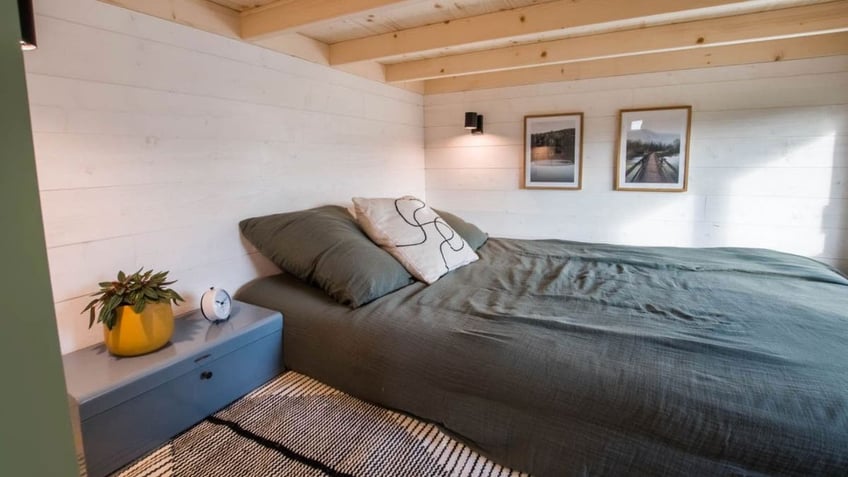 How this tiny house flips its design with upside-down layout