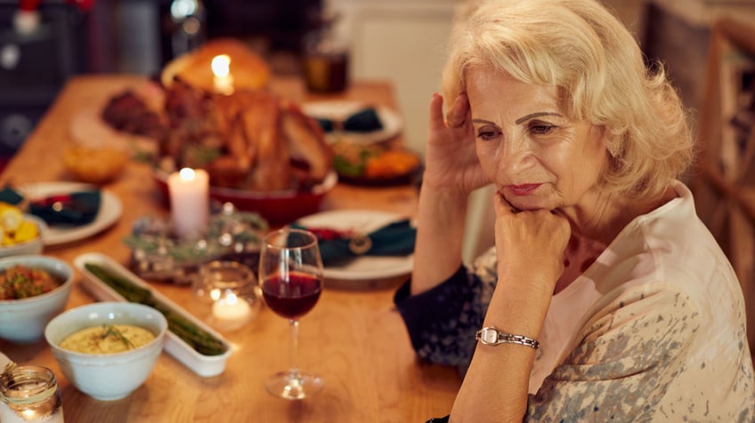 Thanksgiving picture of woman