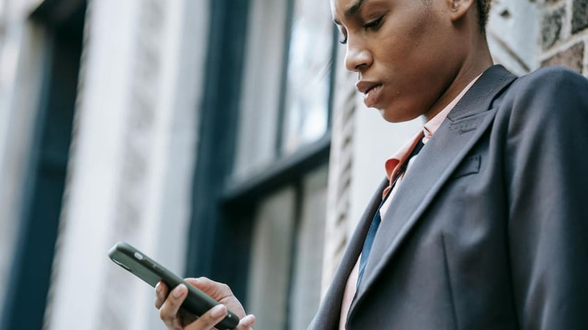 woman on cellphone