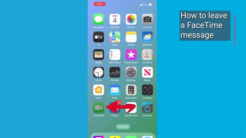how to leave a video message on facetime with ios 17