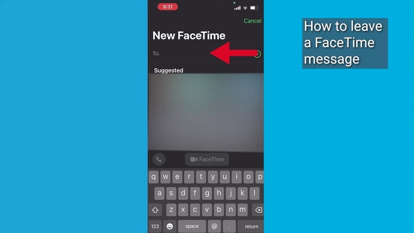 how to leave a video message on facetime with ios 17