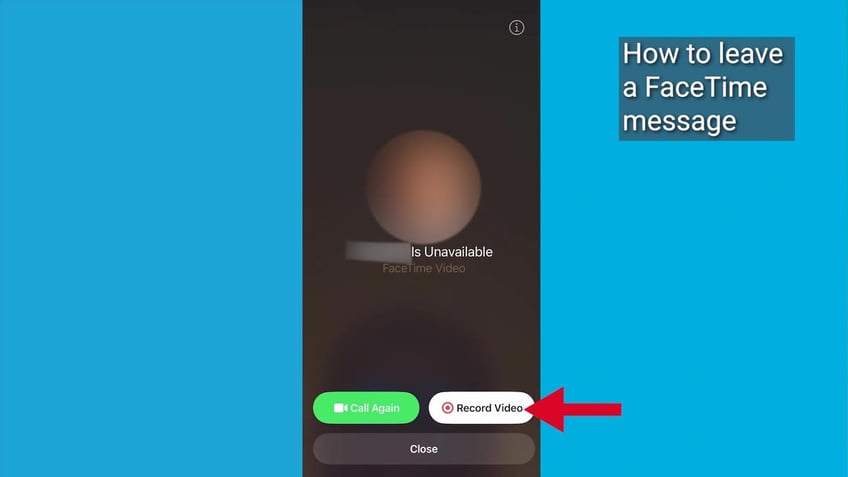 how to leave a video message on facetime with ios 17
