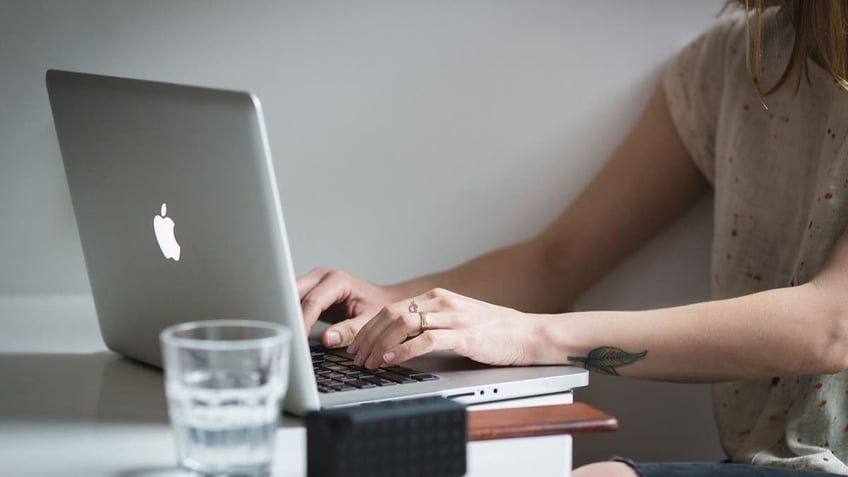 woman on laptop