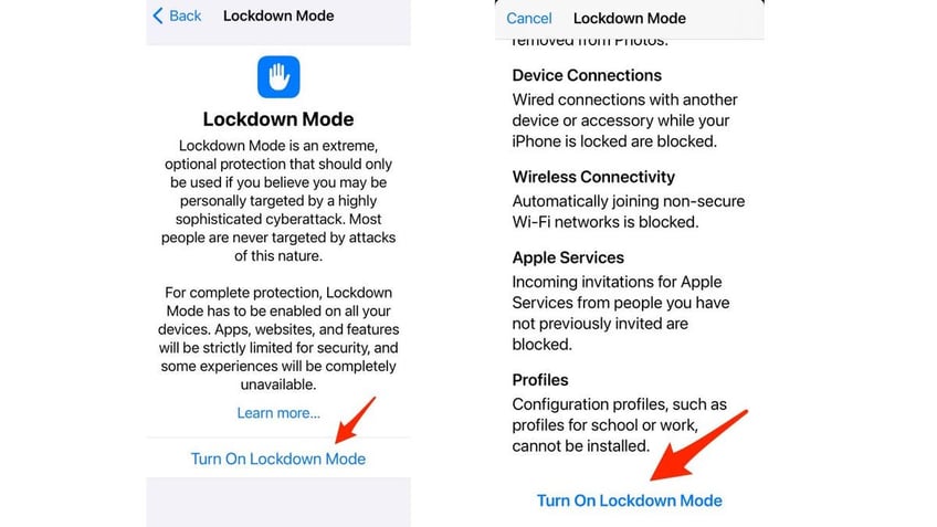 how to protect your apple iphone from cyberattacks with lockdown mode