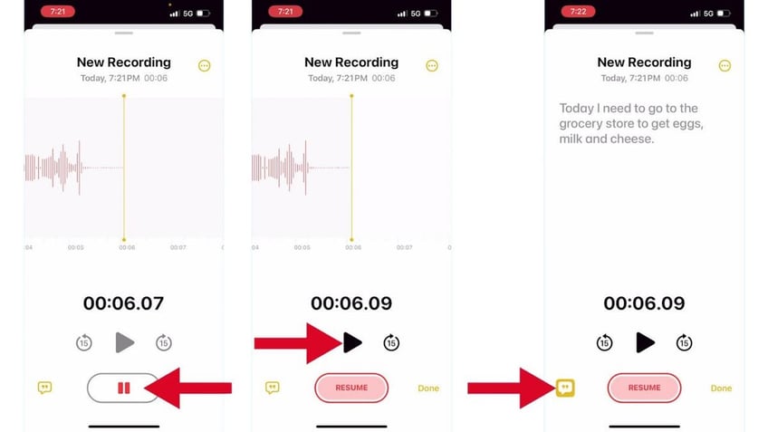 How to record voice notes on iPhone and Android