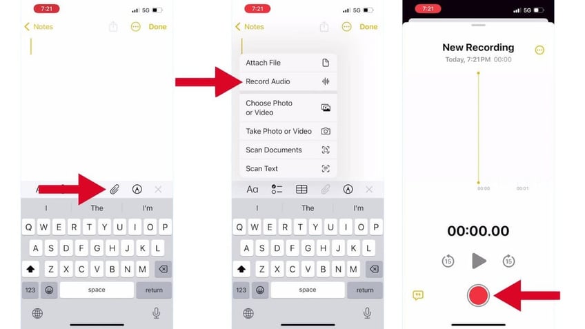 How to record voice notes on iPhone and Android