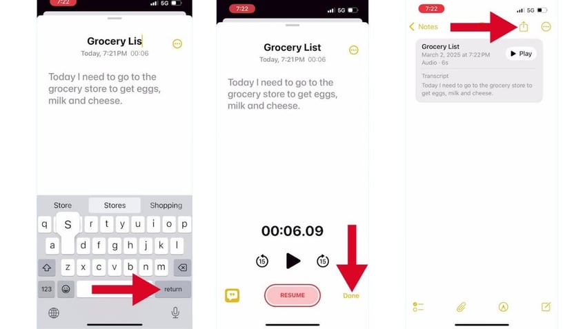 How to record voice notes on iPhone and Android