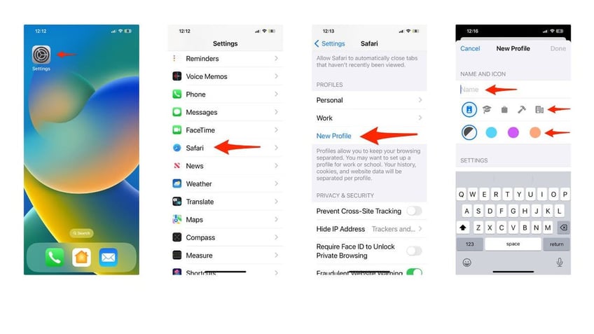 how to use safari profiles on ios 17 to separate work from your personal life
