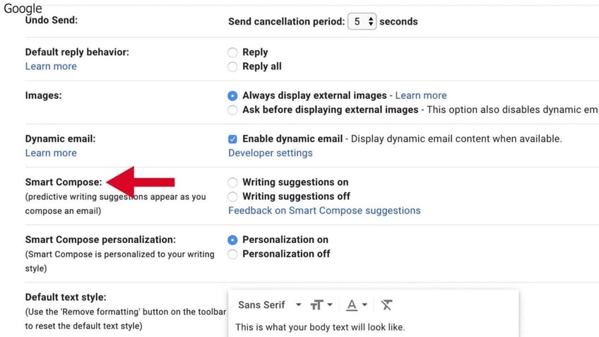 how to use smart compose to write emails faster on gmail