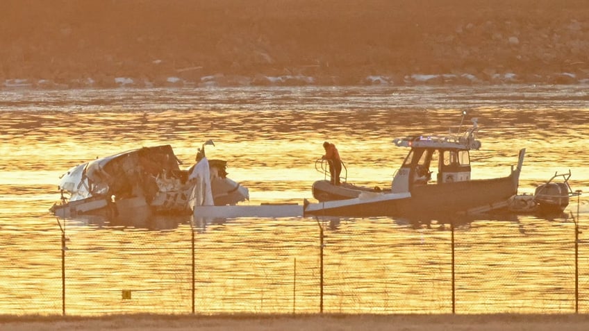 DC Plane Crash Dawn