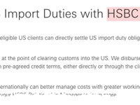 HSBC Launches 'TradePay' For Struggling Importers 