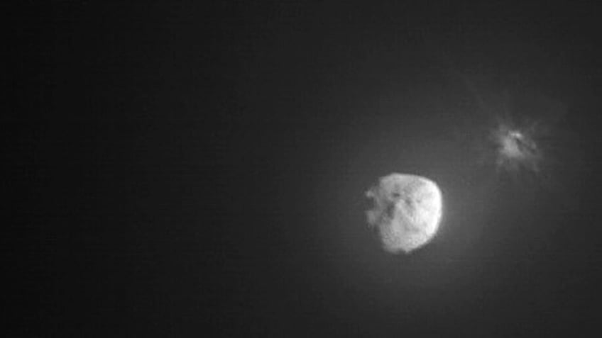 hubble space telescope finds boulders potentially shaken off asteroid following dart experiment