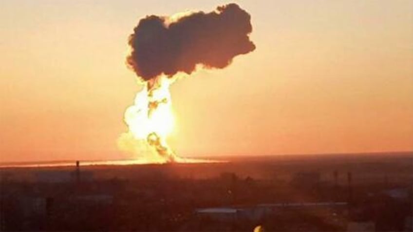 huge blast rocks russian airbase in largest ever drone attack on region