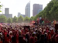 Huge crowd piles pressure on Dutch government to seek an end to Israel’s campaign in Gaza