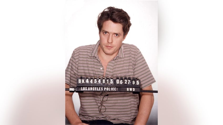 Hugh Grant's mugshot