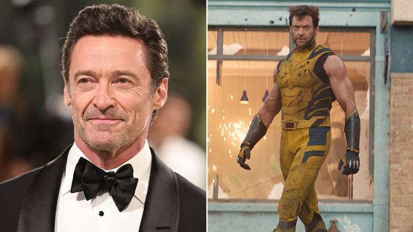 Hugh Jackman on the red carpet and in "Deadpool & Wolverine"