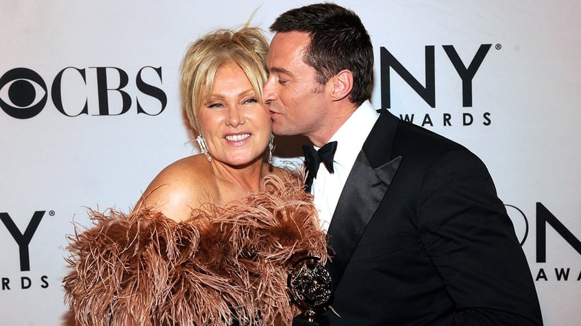 hugh jackmans crush on deborra lee turned into 27 year romance star once talked her out of leaving