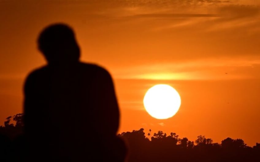 Sunset in Los Angeles, California, in July 2023