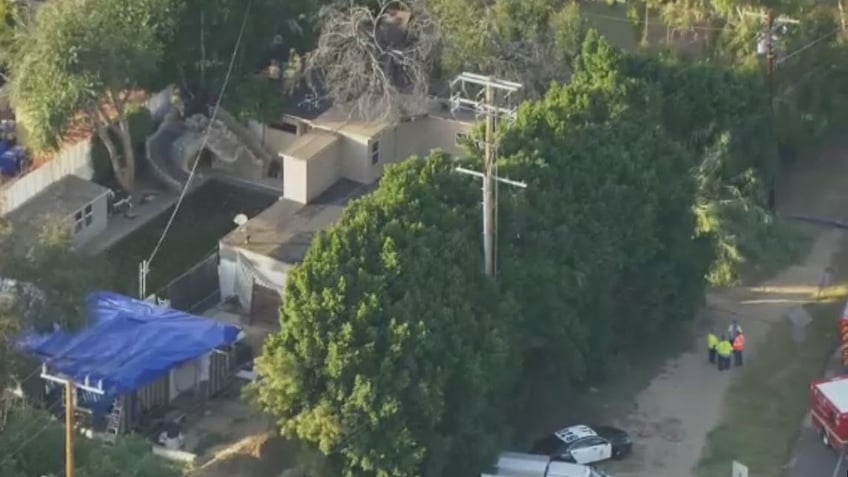 human remains dug up from yard in los angeles neighborhood linked to person missing for nearly 6 months