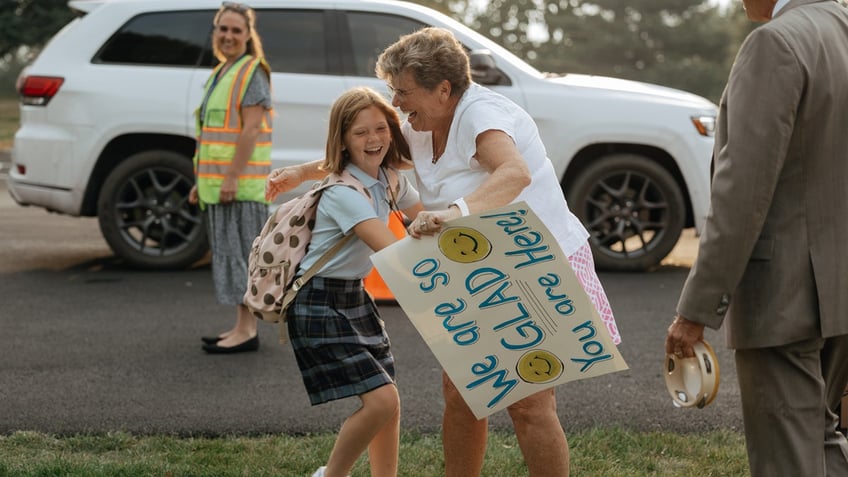 hundreds flock to new christian school in loudoun county virginia these parents didnt walk they ran