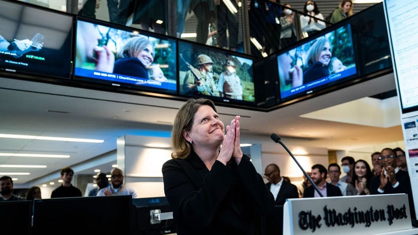 hundreds of disgruntled washington post staffers walk off job in massive labor protest