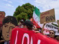 Hundreds protest in The Hague against NATO, days before the Dutch city hosts alliance summit