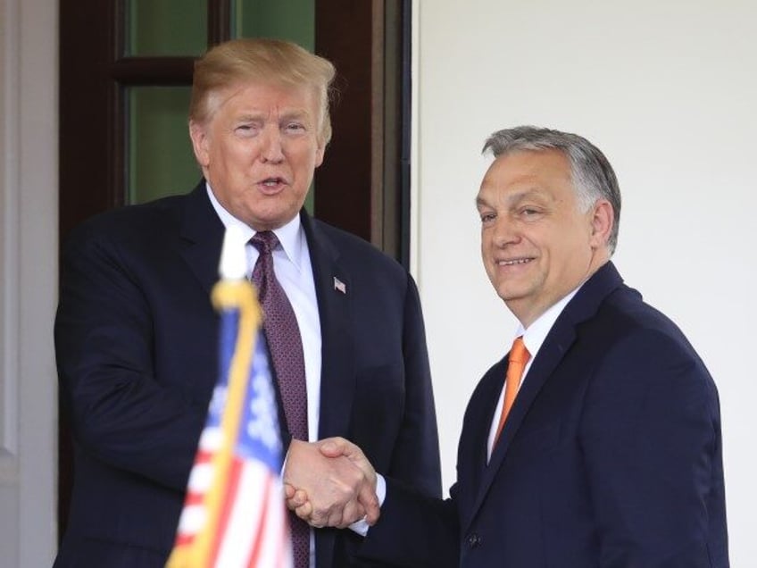 President Donald Trump welcomes Hungarian Prime Minister Viktor Orban to the White House i
