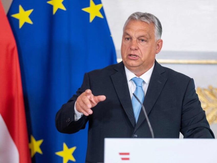 hungarys orban declares migrant violence has crossed the rubicon eu immigration pact has failed