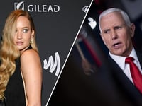 'Hunger Games' star Jennifer Lawrence jokes Mike Pence is secretly gay at GLAAD Awards