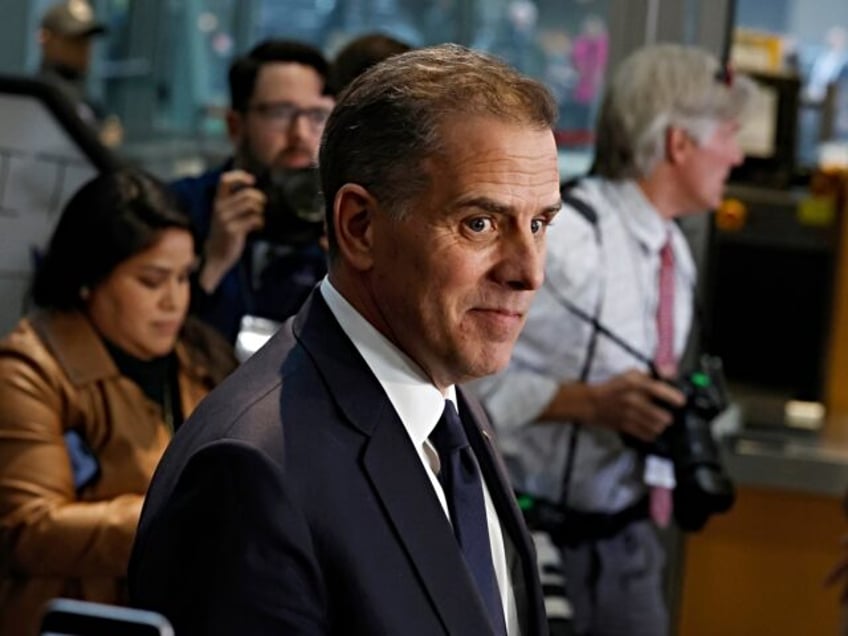 WASHINGTON, DC - FEBRUARY 28: Hunter Biden, son of U.S. President Joe Biden, departs from