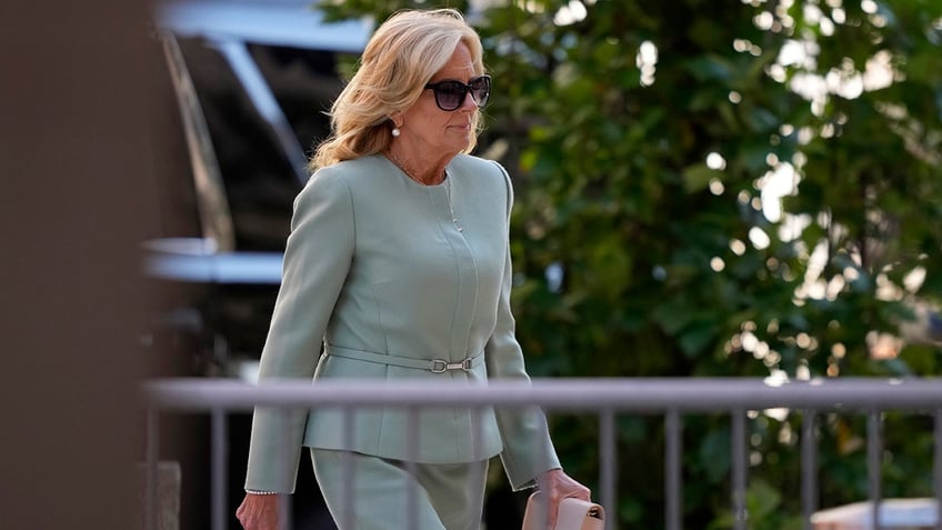 First lady Jill Biden arrives at federal court