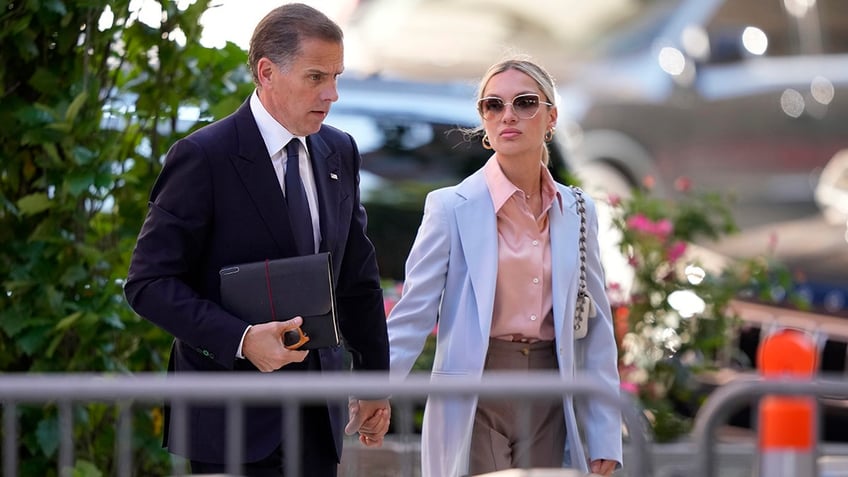 Hunter Biden and Melissa Cohen Biden at federal court