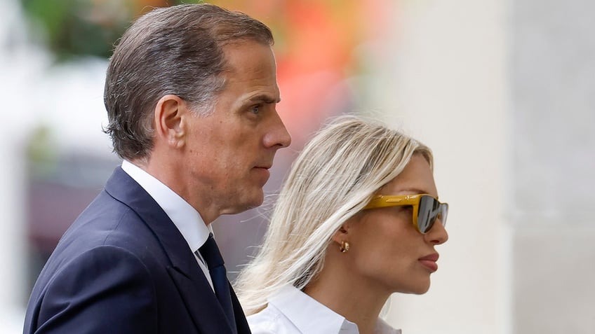 Hunter Biden and Melissa Cohen Biden arrive at federal court