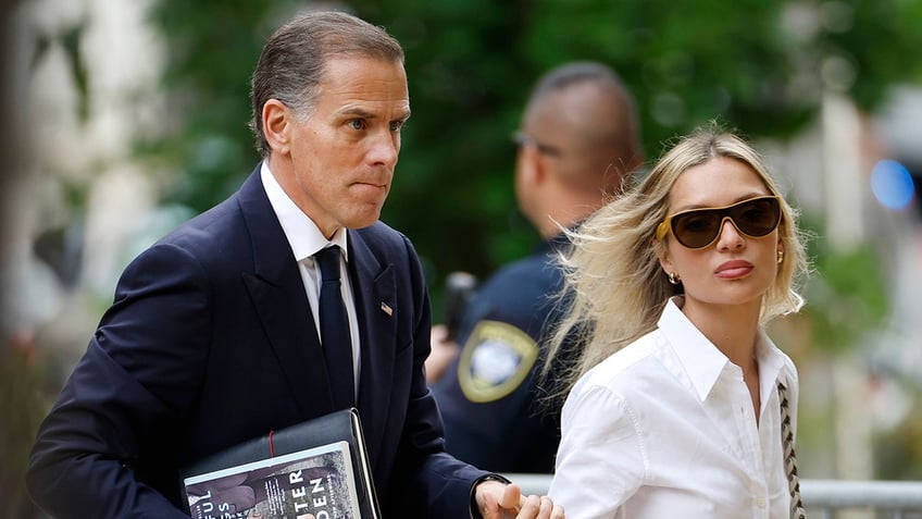 Hunter Biden and Melissa Cohen Biden arrive at federal court