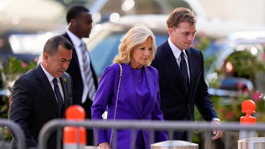 First lady Jill Biden arrives ahead of Hunter Biden's trial at federal court