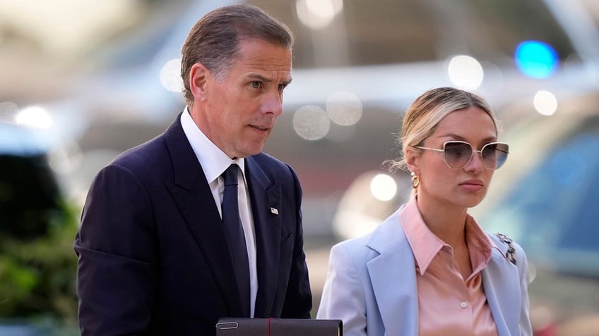 Hunter Biden and Melissa Cohen Biden at federal court