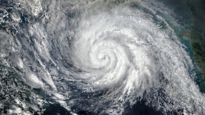 A hurricane from space.