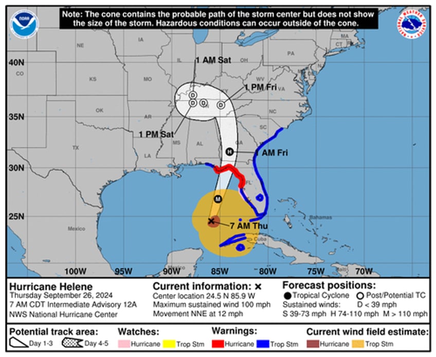 hurricane helene becomes nightmare storm with unsurvivable storm surge ahead of florida landfall 