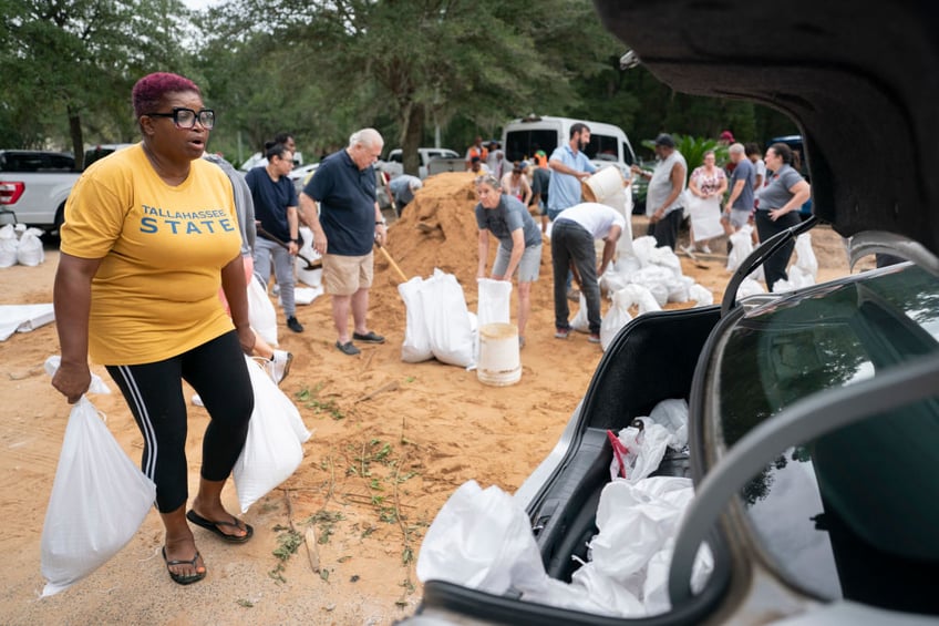 hurricane helene upgraded to category 2 floridians warned of unsurvivable storm surge vast inland damage