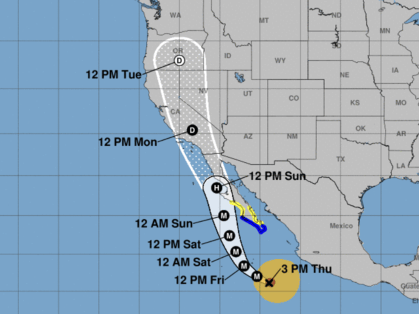 hurricane hilary approaches baja california tropical storm could drench southwest