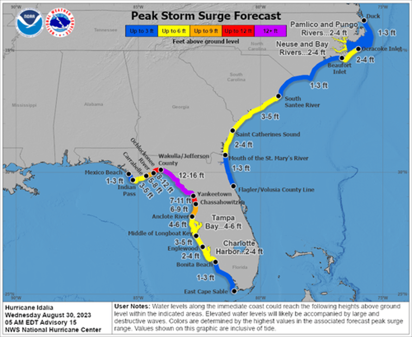 hurricane idalia now category 4 storm as florida landfall imminent 