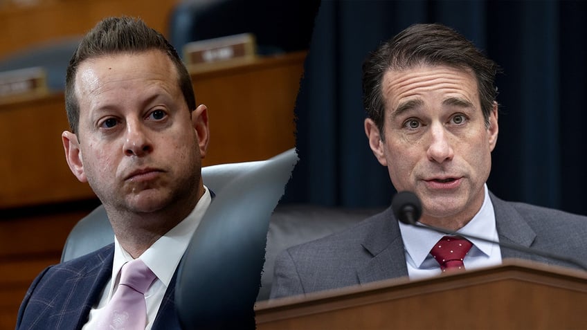 A split image of Reps. Jared Moskowitz and Garret Graves