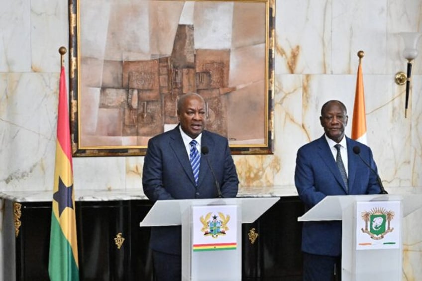 Ivorian President Alassane Ouattara and Ghana's John Dramani Mahama want Mali, Burkina Fas