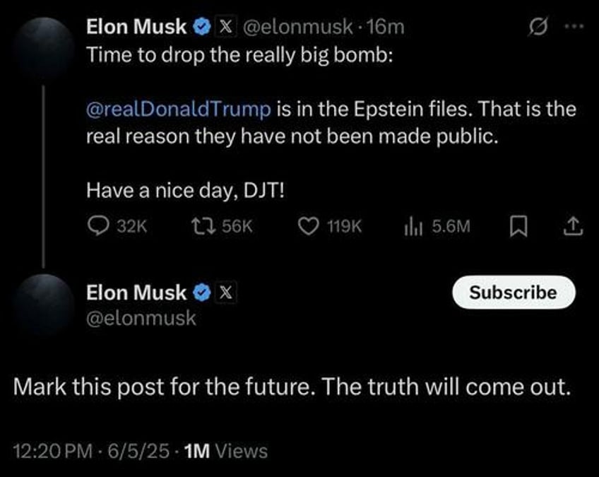 i just wish him well trump and musk turn down the temperature but bbb still looms