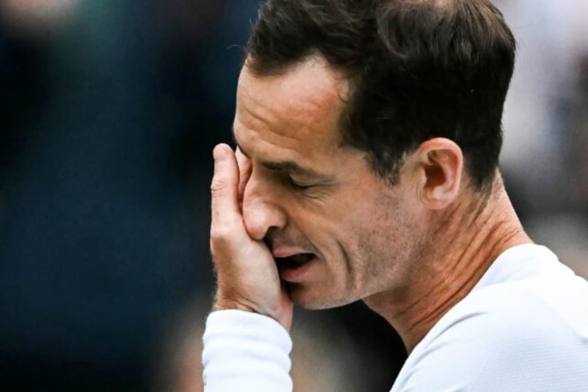 'Wish I could play forever': Andy Murray cries as he delivers a speech at the end of his d