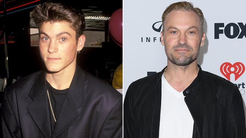 Brian Austin Greene then and now split